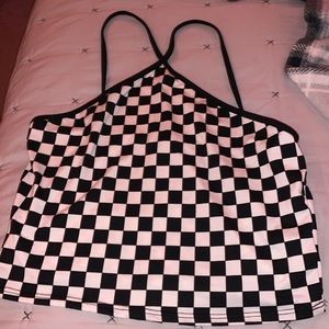 checkered crop